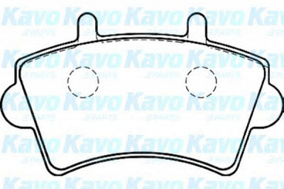 KAVO PARTS bp6575 -  Комплект тормозных колодок, дисковый тормоз